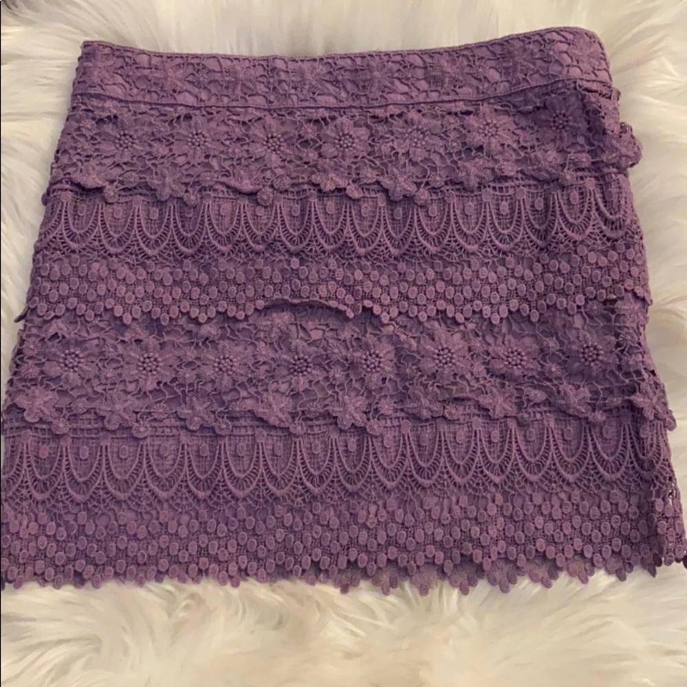 Lavender Lace Skirt 🌂